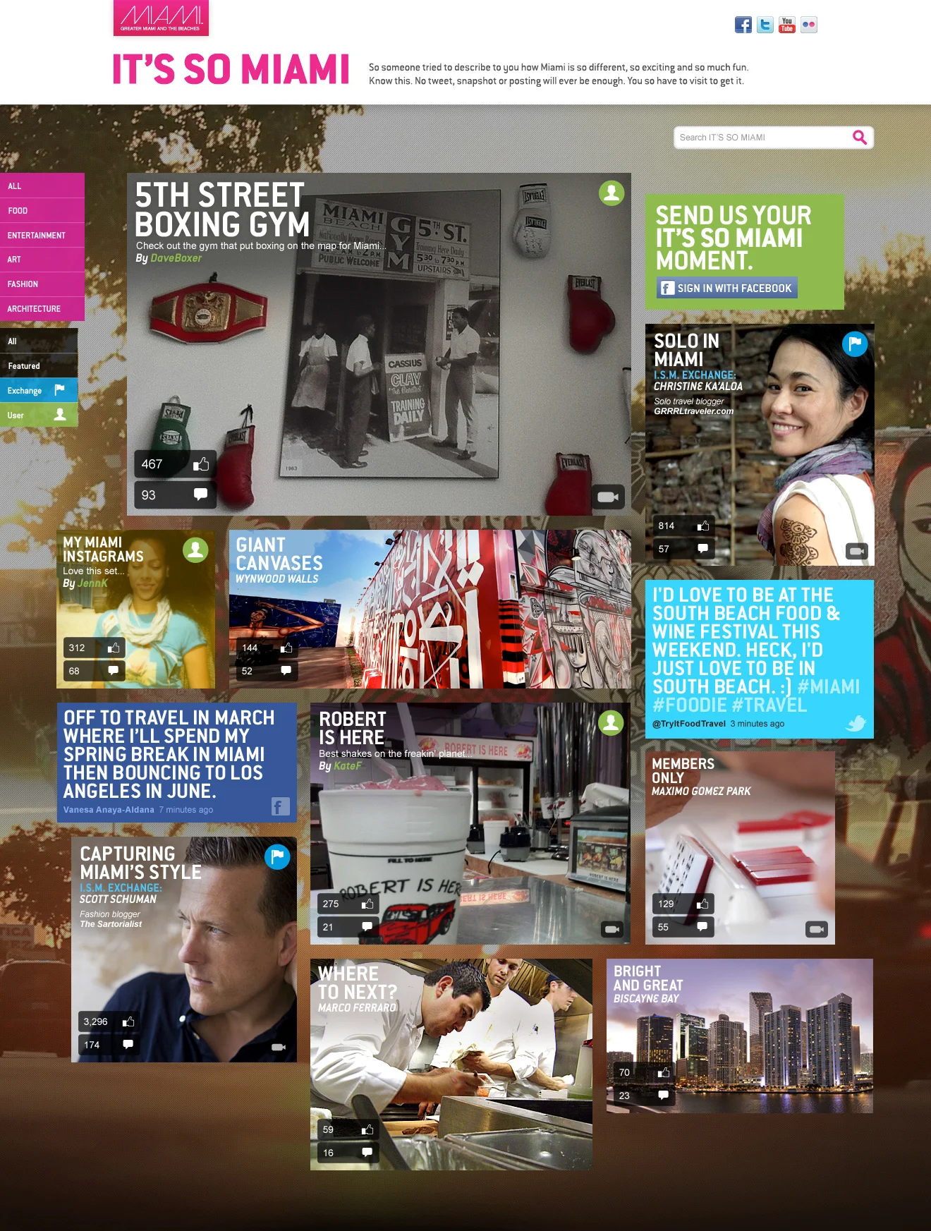 It's So Miami Microsite