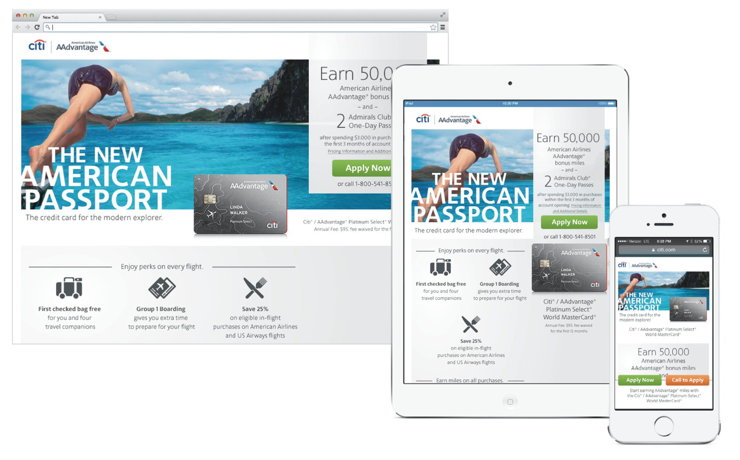 Responsive landing pages