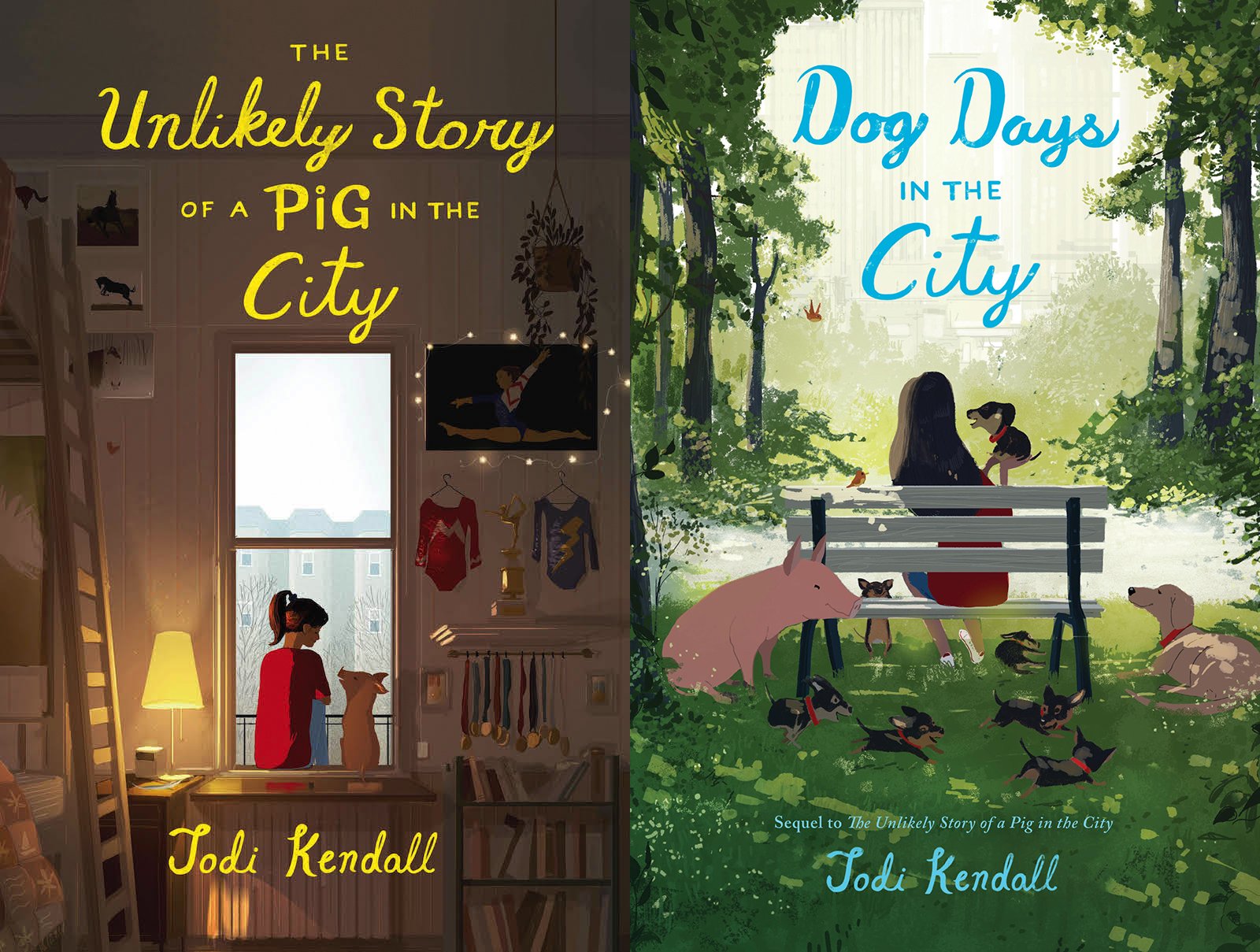 DOG DAYS IN THE CITY is the sequel novel to THE UNLIKELY STORY OF A PIG IN THE CITY.