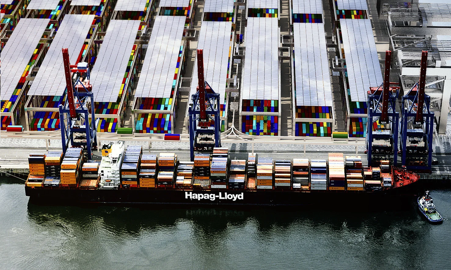  bird eye's view      + Location:  Singapor  + Phase:  competition  + Area:  20.250.000 TEU/year  + Program:  container port  + Client:  Singapore Maritime Institute  + Architects:  I. Bouaita, T. Kubota  + Ingeneer:    J. Aguilar, J. Alberto  , Univ