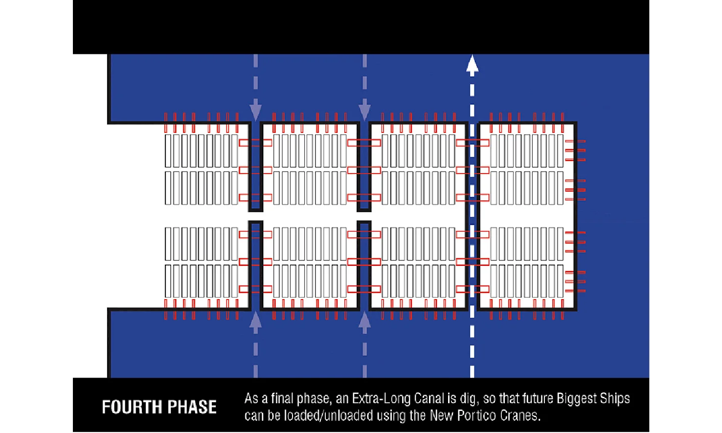  diagram: phase 4      + Location:  Singapor  + Phase:  competition  + Area:  20.250.000 TEU/year  + Program:  container port  + Client:  Singapore Maritime Institute  + Architects:  I. Bouaita, T. Kubota  + Ingeneer:    J. Aguilar, J. Alberto  , Uni