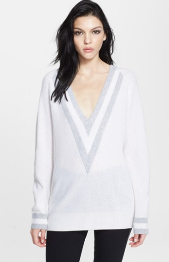 Rag & Bone Talia V-Neck Sweater in Cashmere, $495 