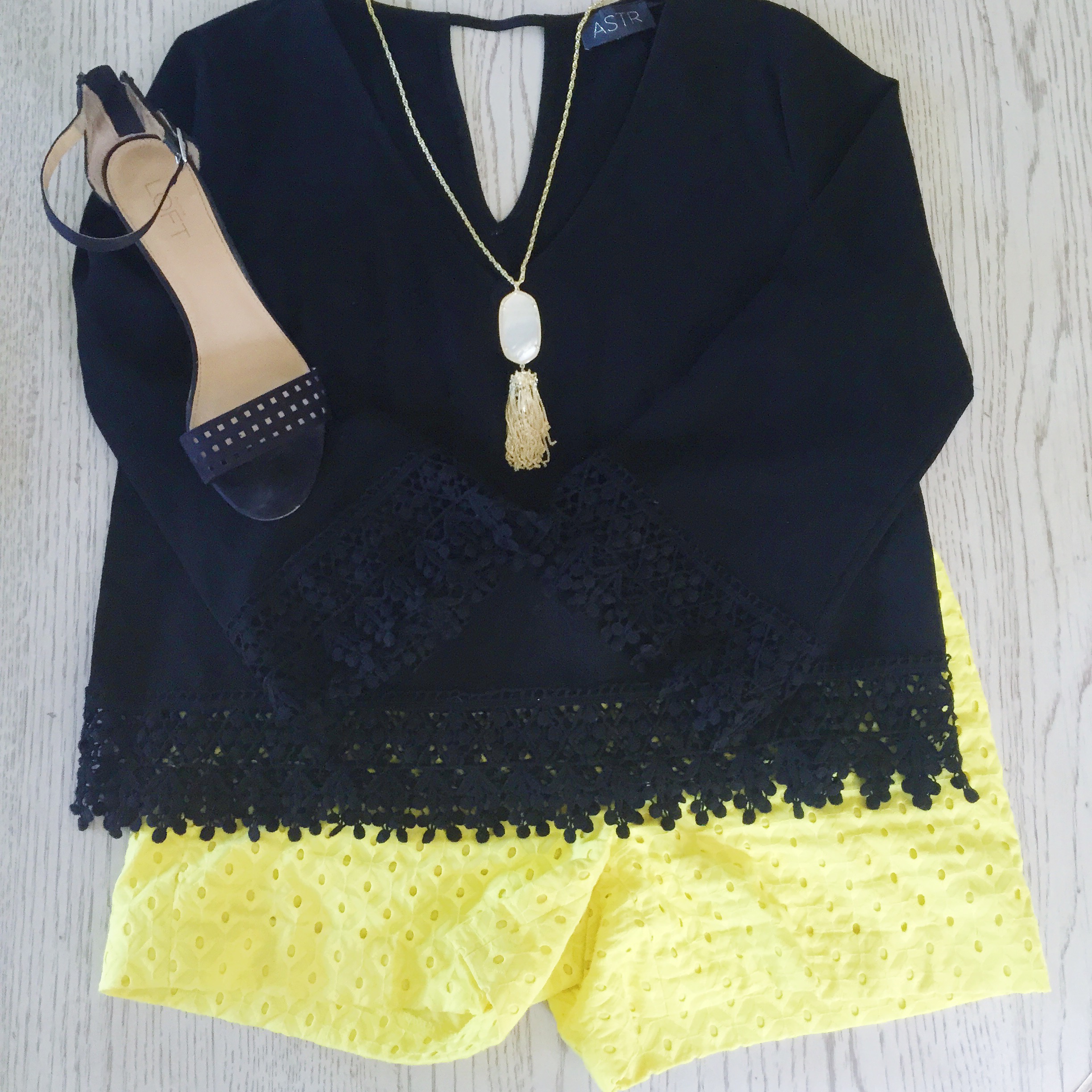 Riviera Shorts & ASTR Top