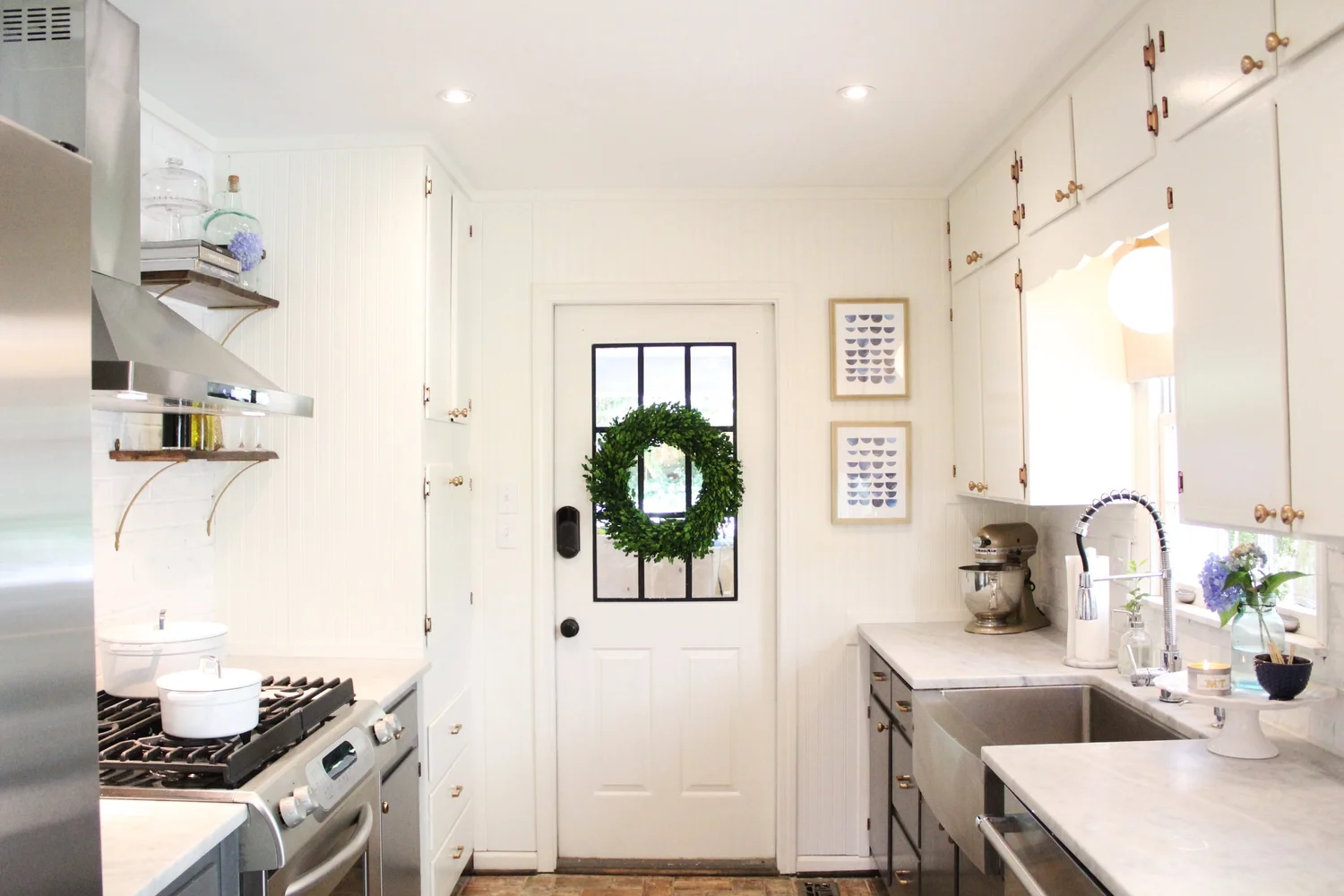 Kitchen Update with The Home Depot Limewash Brick Backsplash
