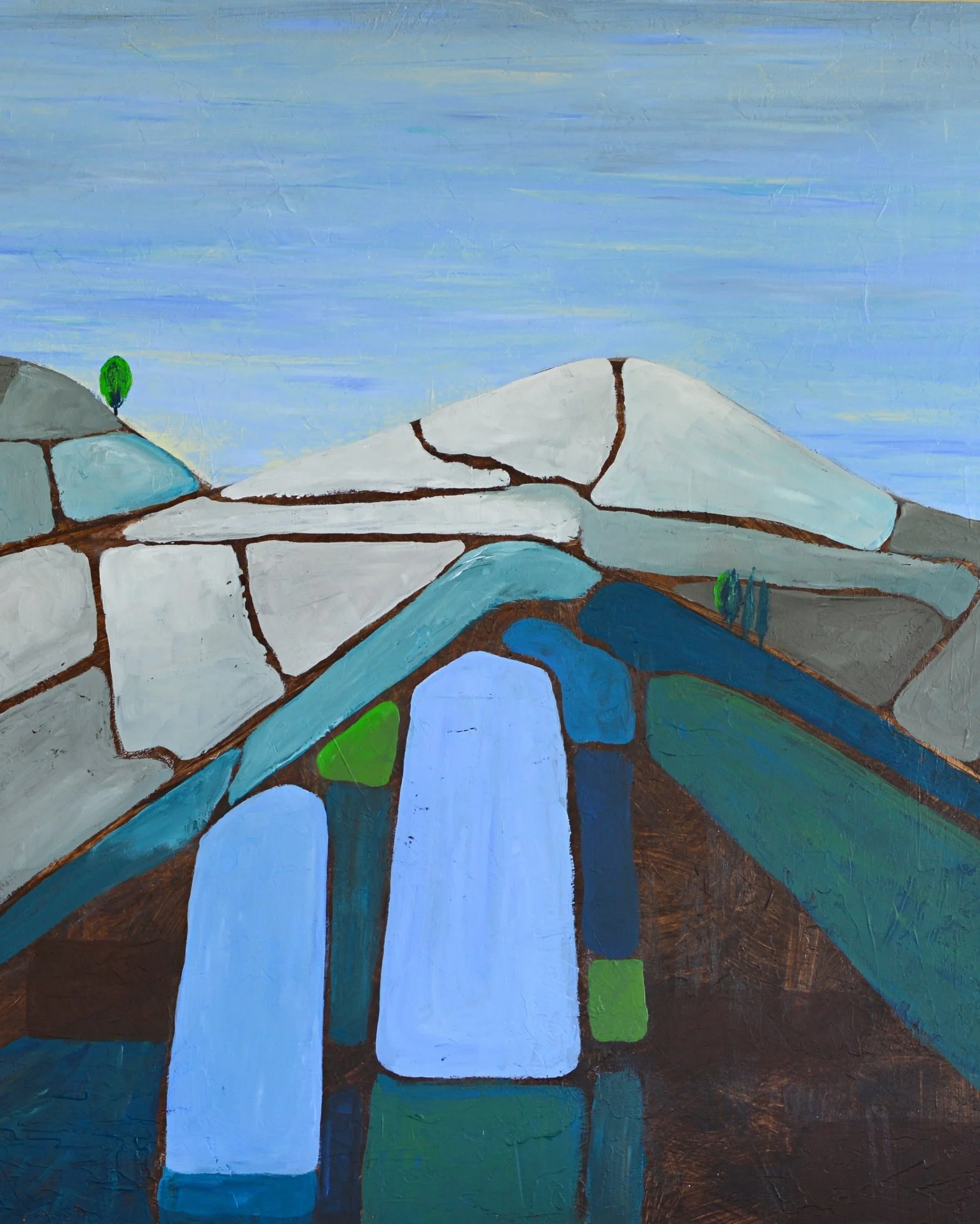 Study for 'Winter into Spring', $200 Framed