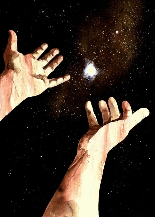  ‘The creation: Day Four’        Giclee print        11" x 8”      $60 