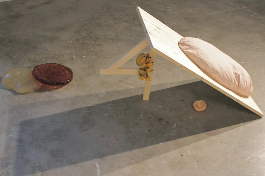  Jessica Ruptik  2016  Trap  jello, bananas, wood 