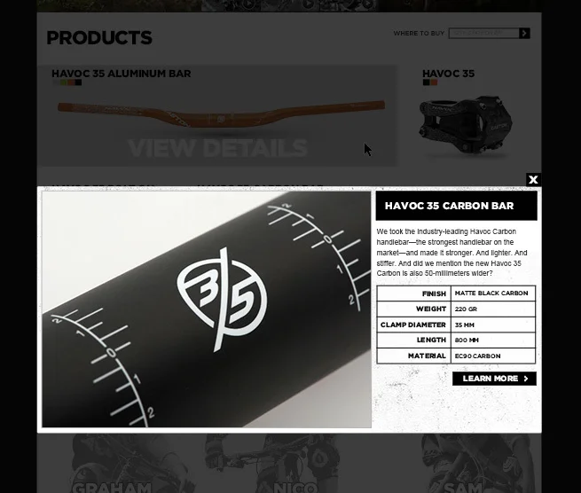 Product Info Pop-up
