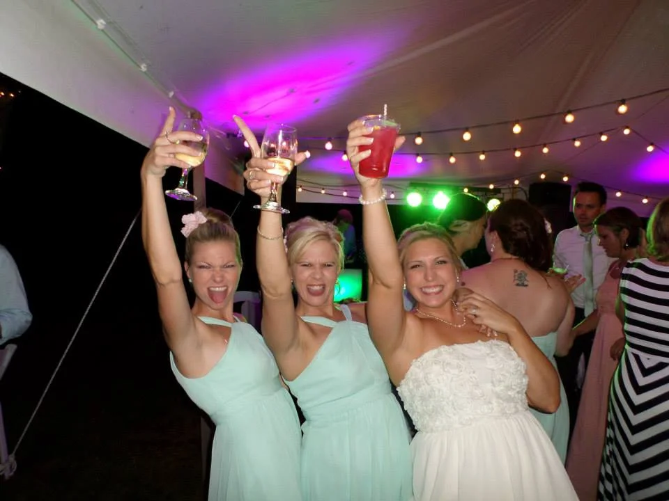 Dayna and Bridesmaids Raise Glass.jpg