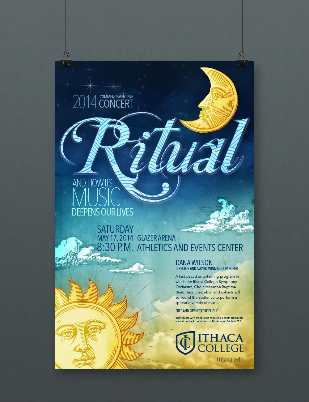 COMMENCEMENT EVE CONCERT POSTER