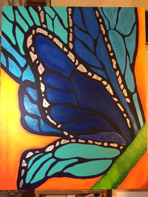 "Risk to Blossom" 48"x60"