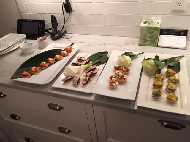 AHI TUNA ON A CRISP WONTON WAFER WASABI GINGER REMOULADE.jpeg