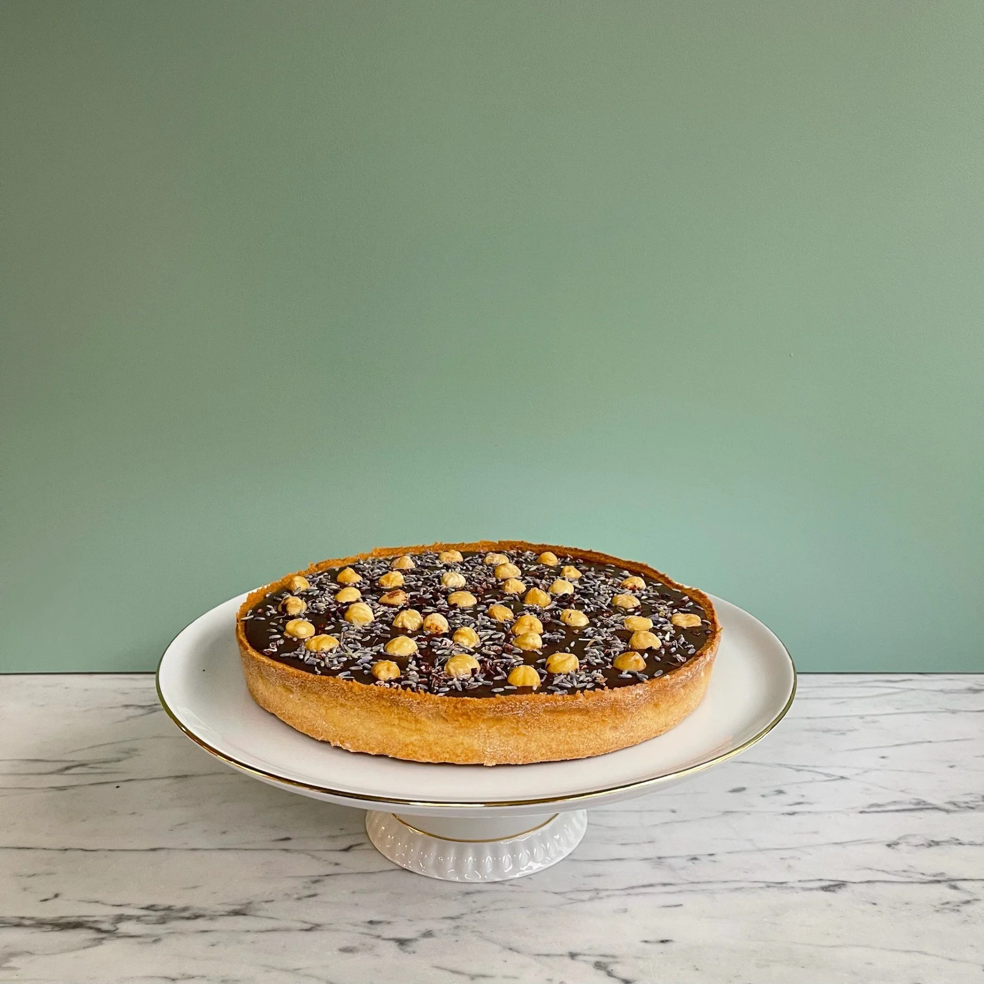 HAZELNOOT LAVENDEL PIE