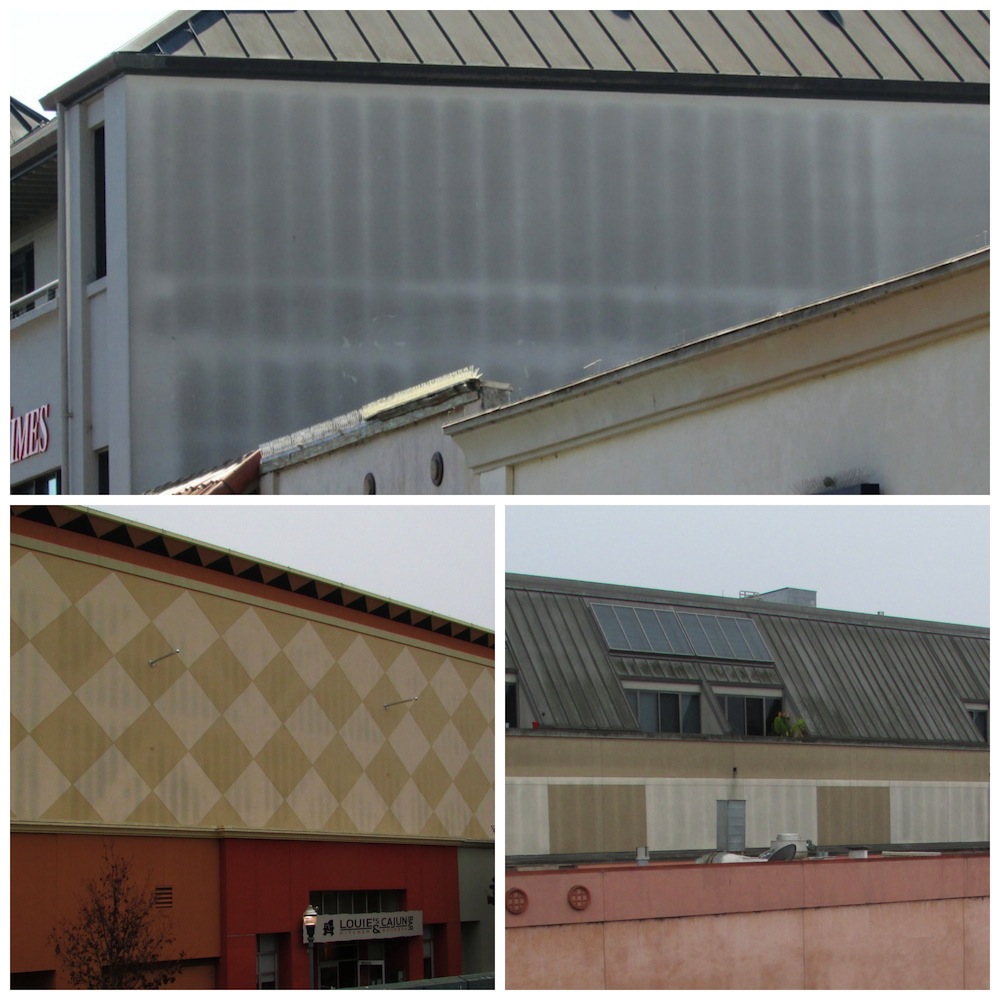 Commercial Stud Striping On Stucco.