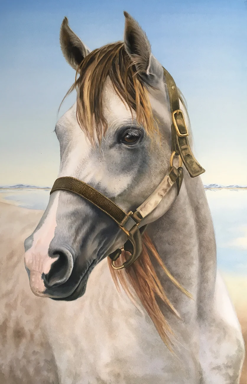  Oil on Canvas, 24" x 37" 