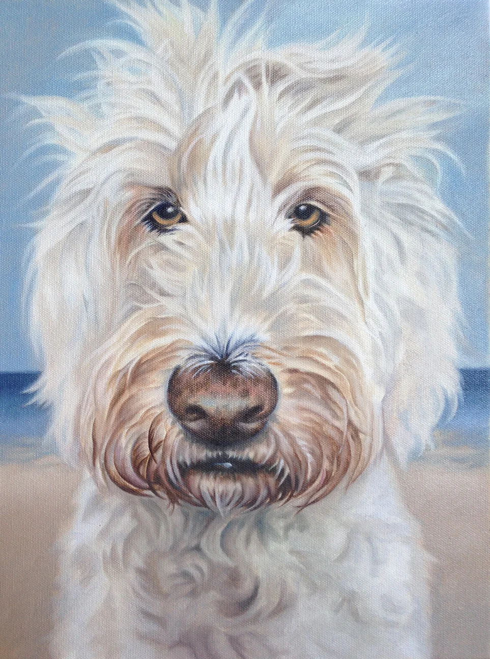  Oil on Canvas, 12" x 16" 