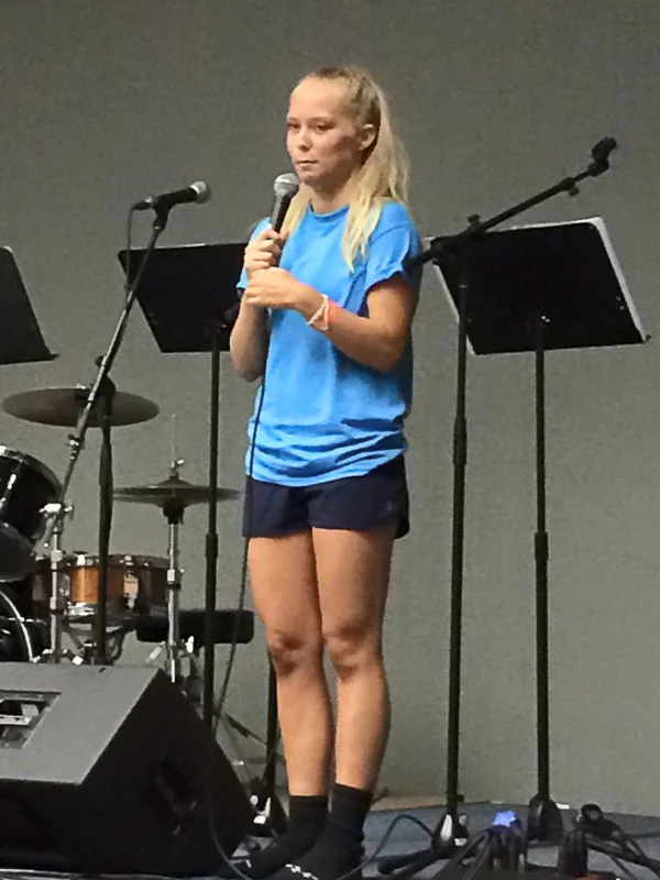 Ellie Havenstrite sharing her life story.