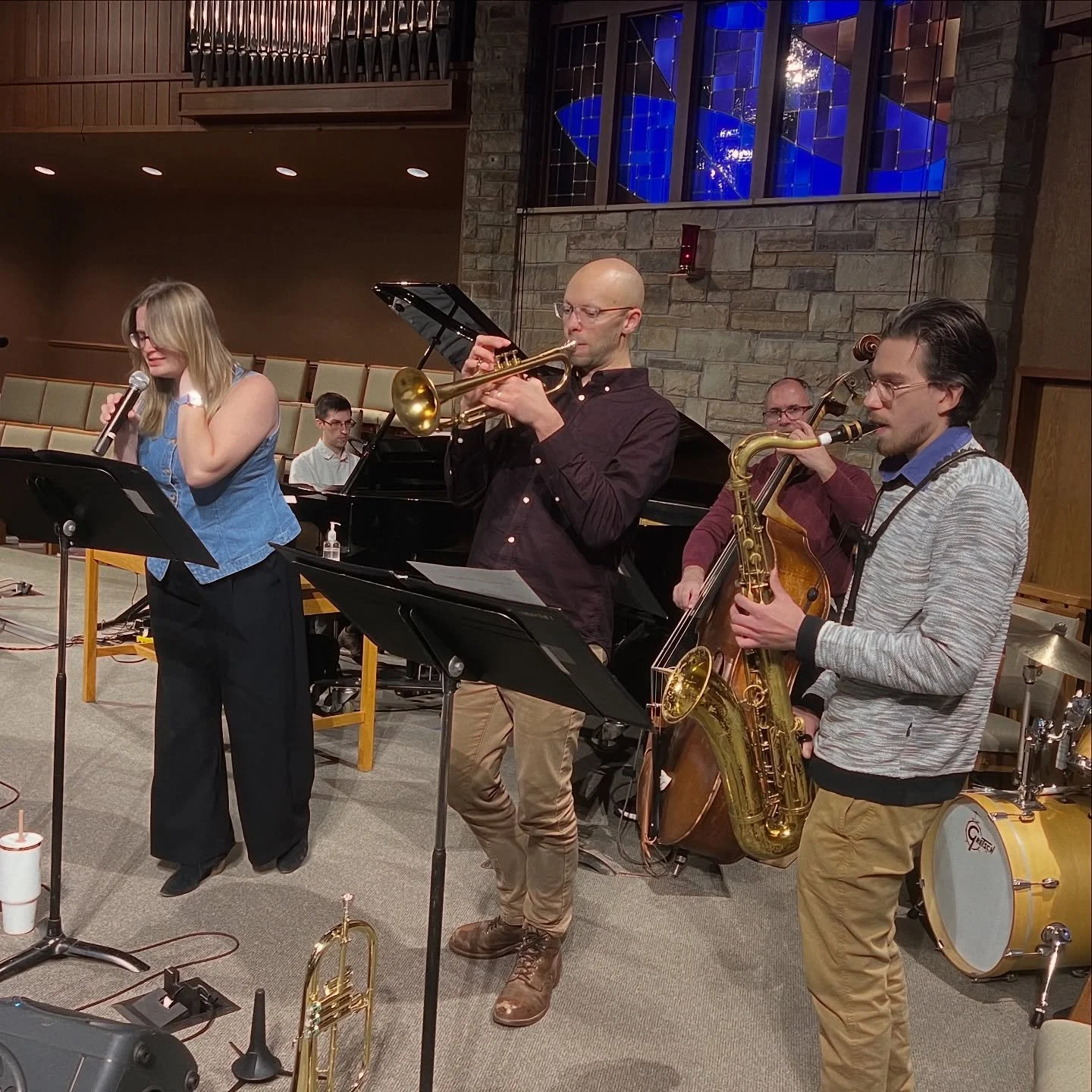 Join us for worship TONIGHT at 6:15pm featuring liturgy led by @jonailabouni, both in-person at 410 Main St, Onalaska WI and online at 1stlu.org/live.