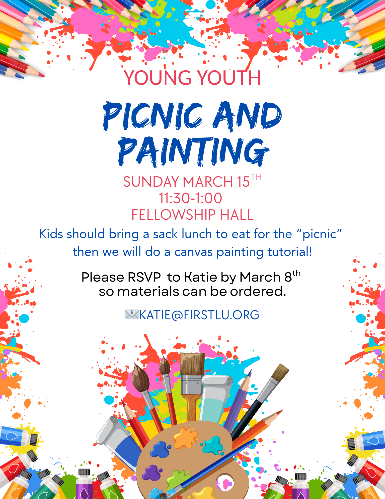 Young Youth Picnic &amp; Painting