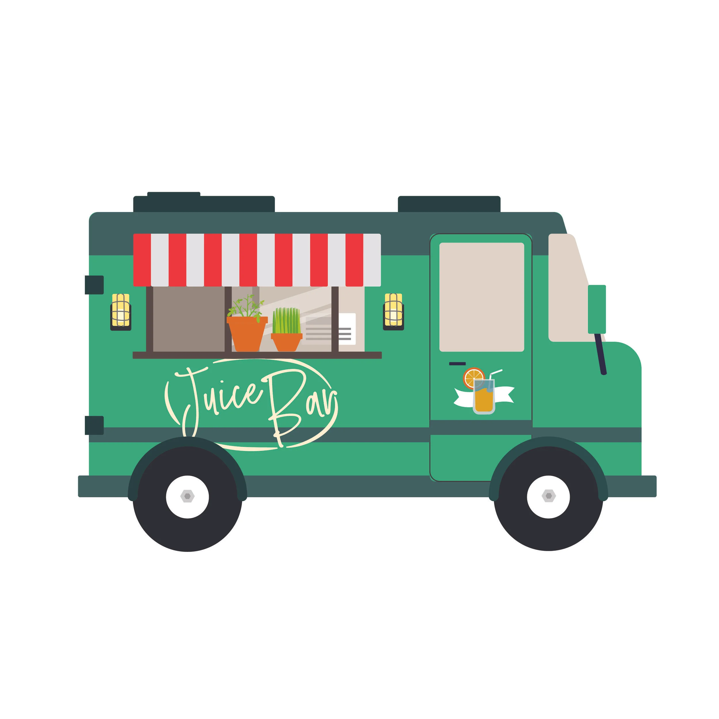 Food Truck Illustration Design Kendra Gilts