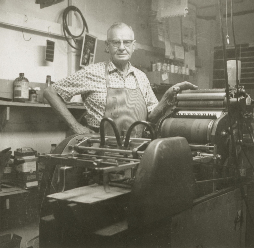  Ralph Fletcher operated the press for what was then called Oregon Yearly Meeting Press. 