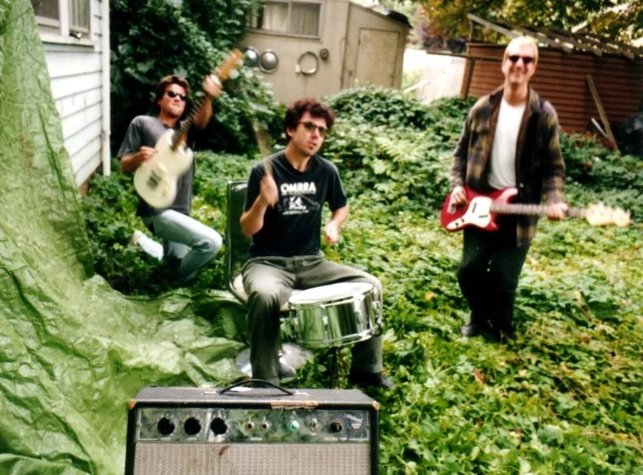 We shot this photo right before going into the basement for our first practice in 1995.