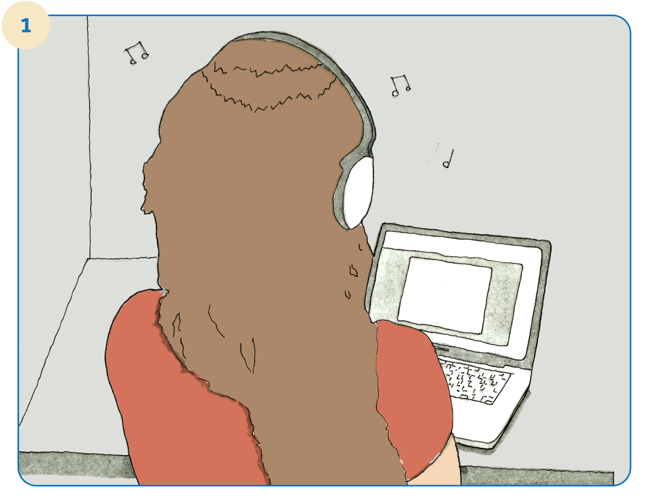 Sasha, a senior at UCLA, has set up camp in the library to prepare for finals. During a break , Sasha checks her social media and sees an ad that notifies her of the Panera Campus Food Truck and its proximity to her. Hungry, she decides to give it a try.