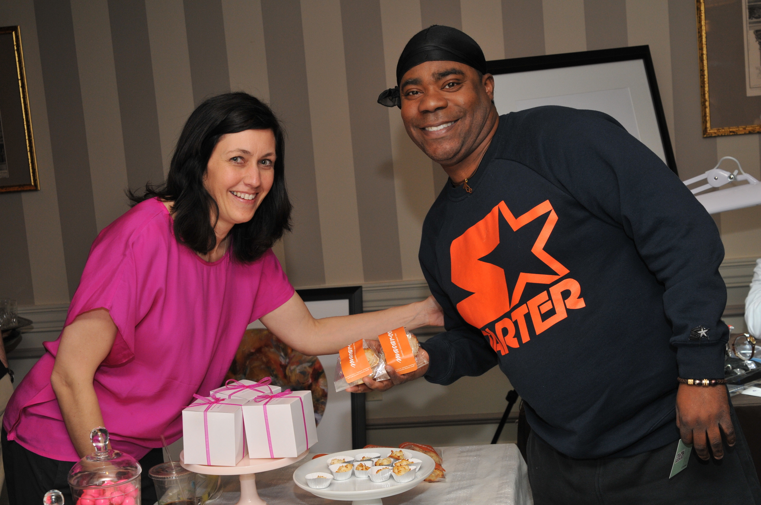 Andrea with Tracy Morgan
