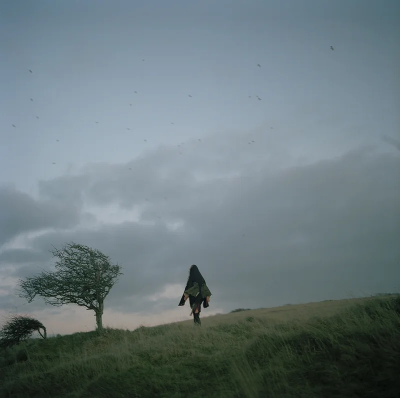 2007/2008 Anja Schaffner & Riitta Ikonen assume the characters Leaf and Bird in this picture series attempting to reflect on the artist's sentimental yearning to ‘get back to nature’. The photographer Anja Schaffner constructs an image in which Riitta Ikonen's self-made characters appear in a rural seasonal landscape. As solitary figures, Bird and Leaf are misplaced in a surreal scene and we feel for them: nature is something impermanent and 'getting back' is impossible.