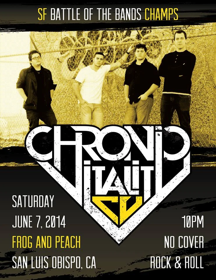 LAST SHOW FOR A WHILE IN SAN LUIS OBISPO. DON'T MISS IT!!