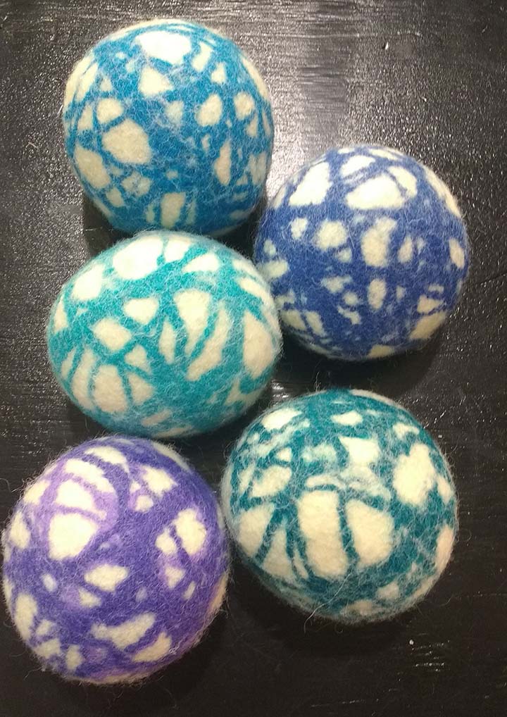 Felted Wool Dryer Balls — simply living well