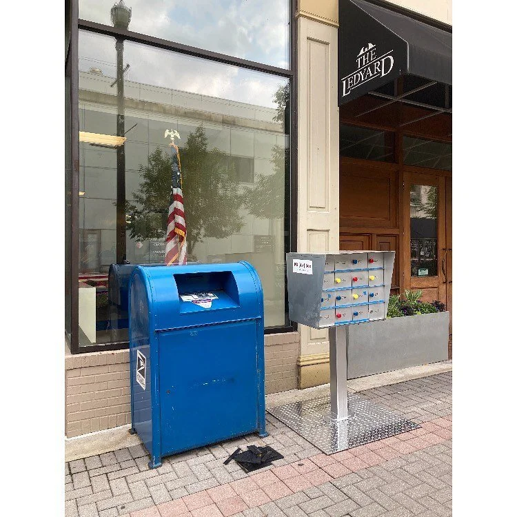 Boxes are installed and slowly being filled with tiny art! ArtPrize runs September 16-October 3 in downtown Grand Rapids, Michigan.