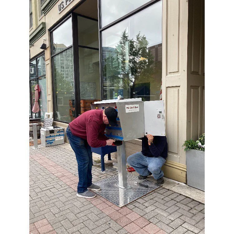 Installation crew has been working hard!