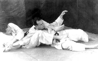 Moshe practicing judo