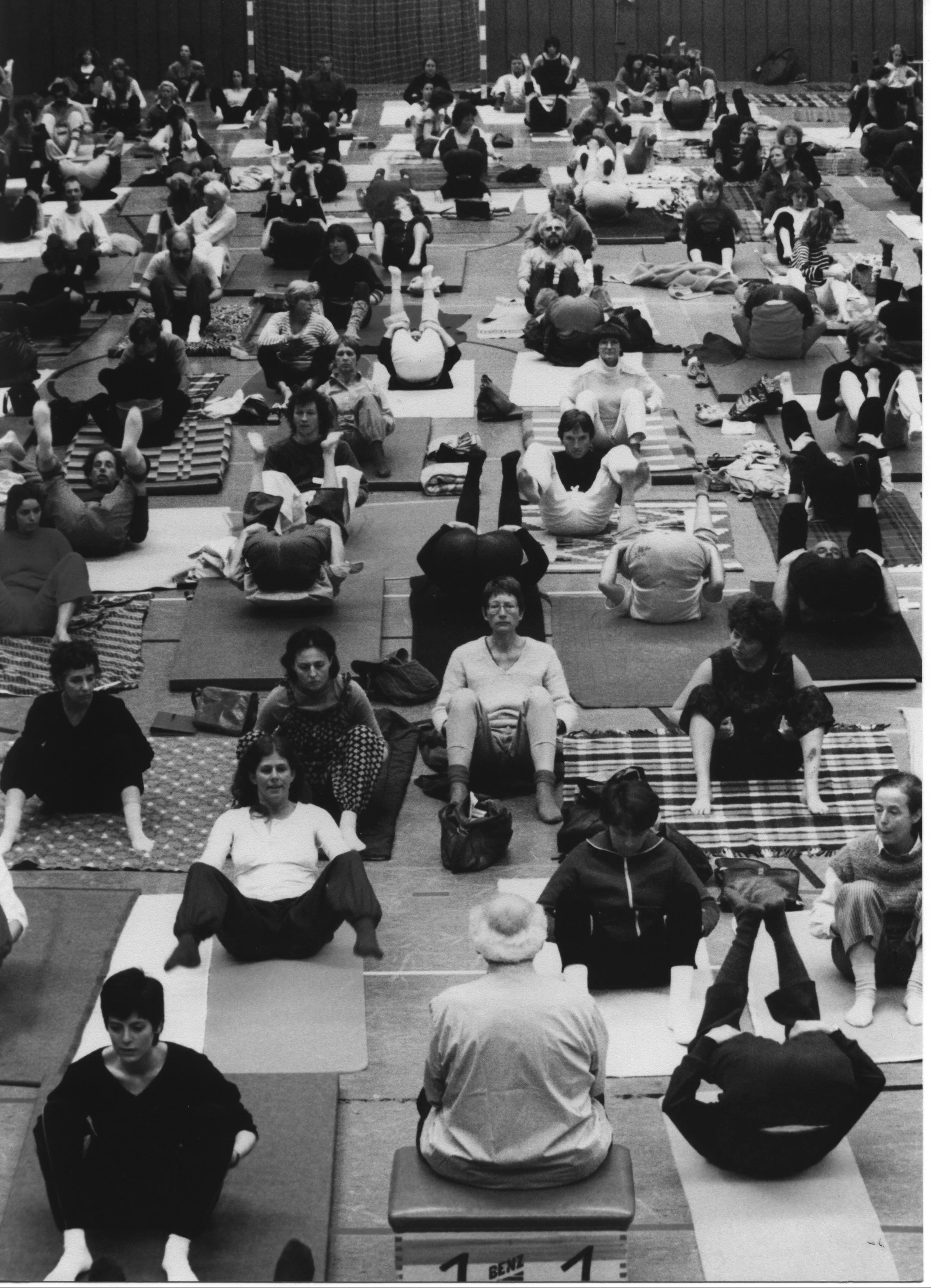 Moshe teaching his last training.