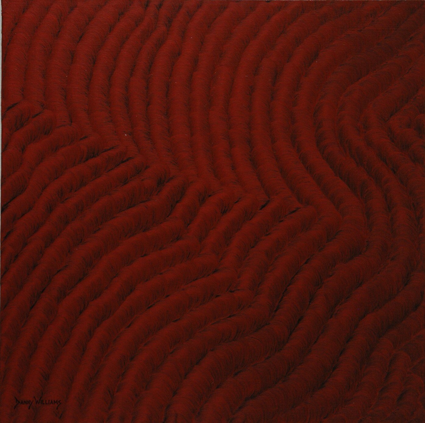   Crimson Chorus   Oil on canvas  18" x 18"  $700   Danny Williams  