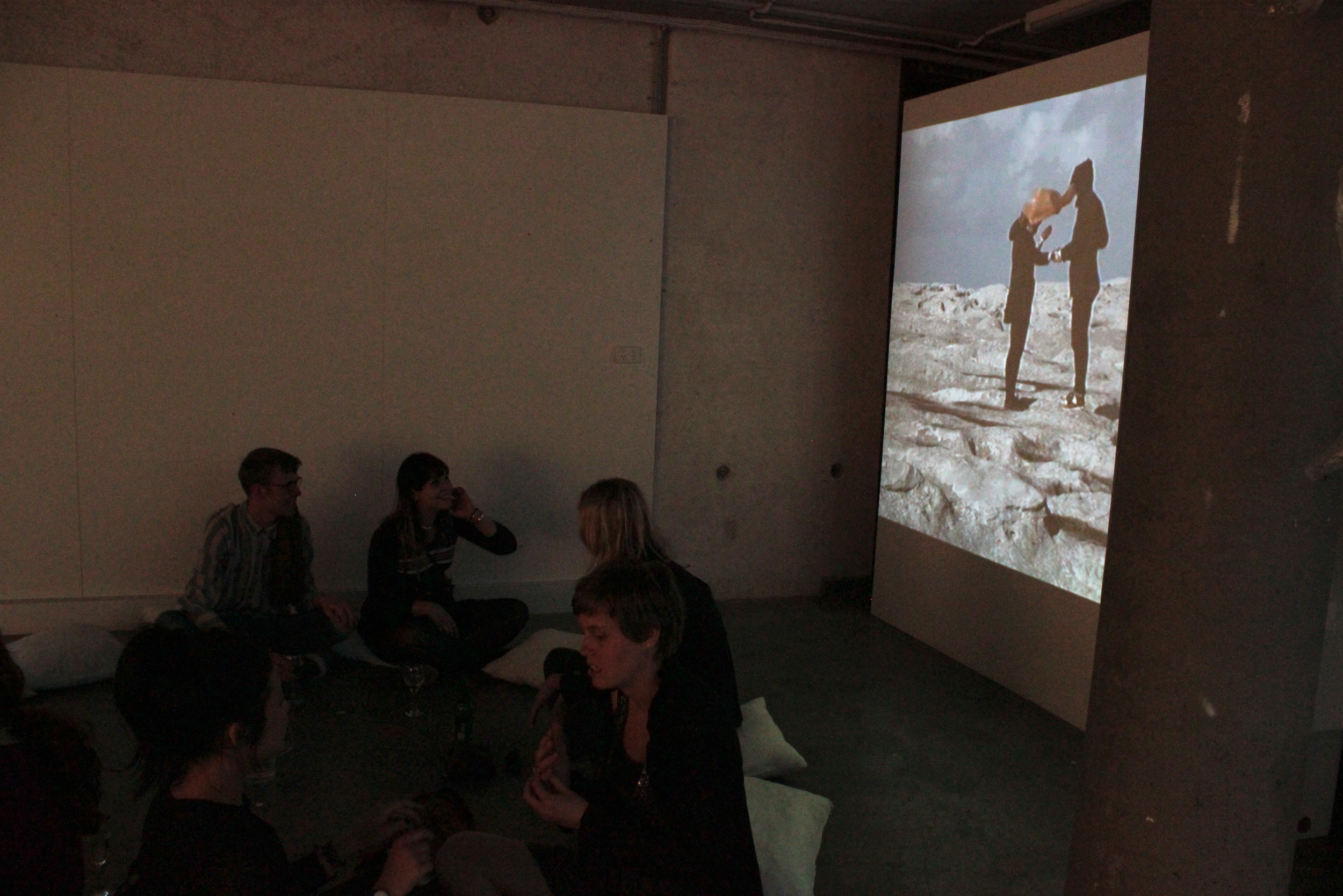  Annie &amp; Halle, 2013 (still)  Collaborative performance with Luke O'Donnell  Video installation  