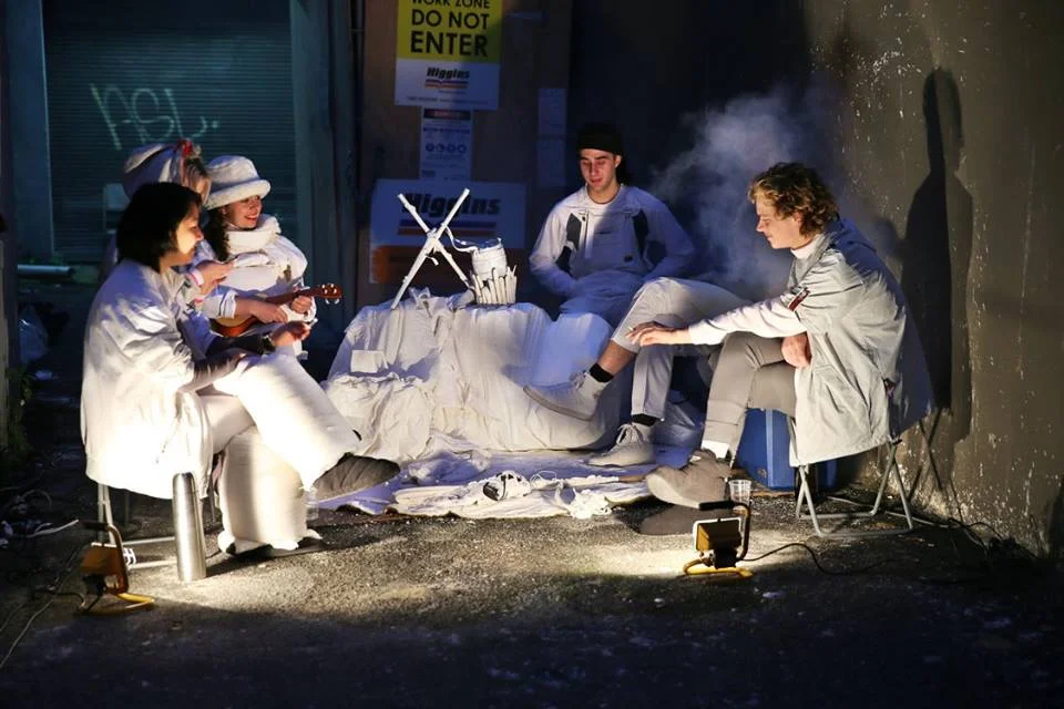  Soda Mountain Epic, part III, 2015  Collaborative performance with Alana Wesley, Luke O'Donnell, Szymon Dorabialski, Julien Bowman, Frankie Chow, Clare Powell  Video: Daniel Sommer  