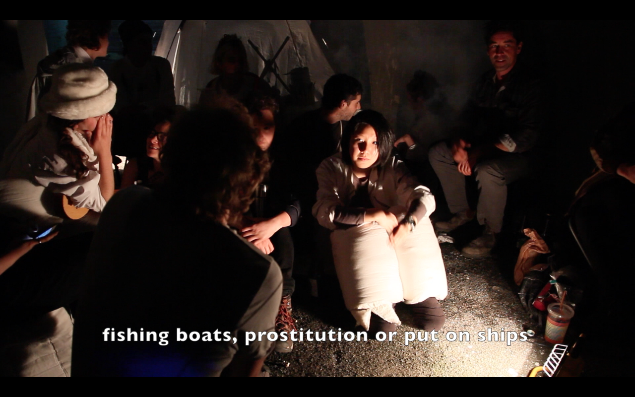  Soda Mountain Epic, part III, 2015  Collaborative performance with Alana Wesley, Luke O'Donnell, Szymon Dorabialski, Julien Bowman, Frankie Chow, Clare Powell  Video: Daniel Sommer 