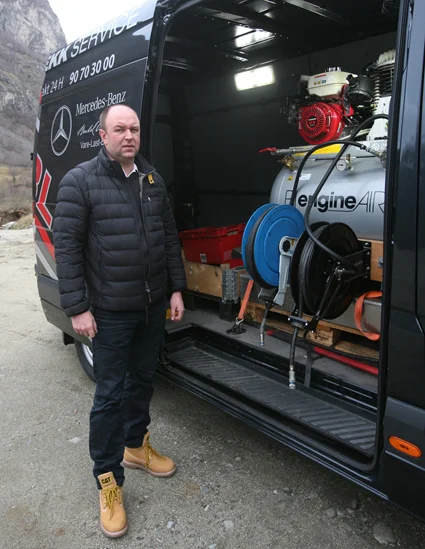 Selskapet skal ha 24-timars service-bil. Foto: Odd Helge Brugrand
