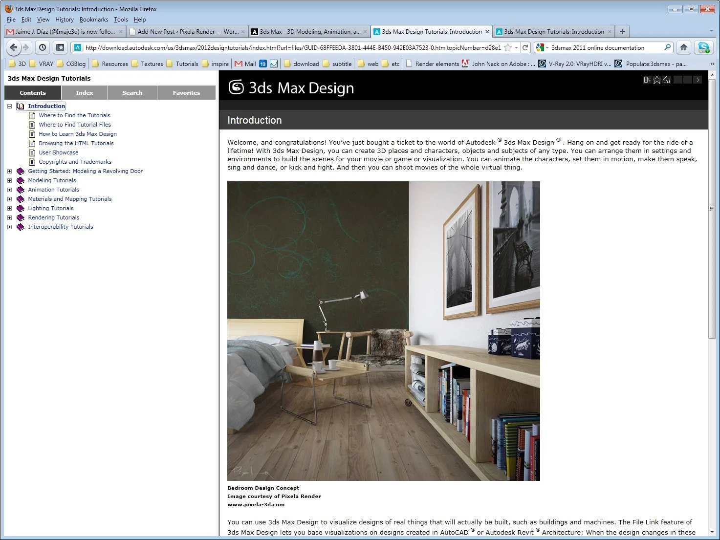 Autodesk 3DSMax 2012 Online Help Introduction