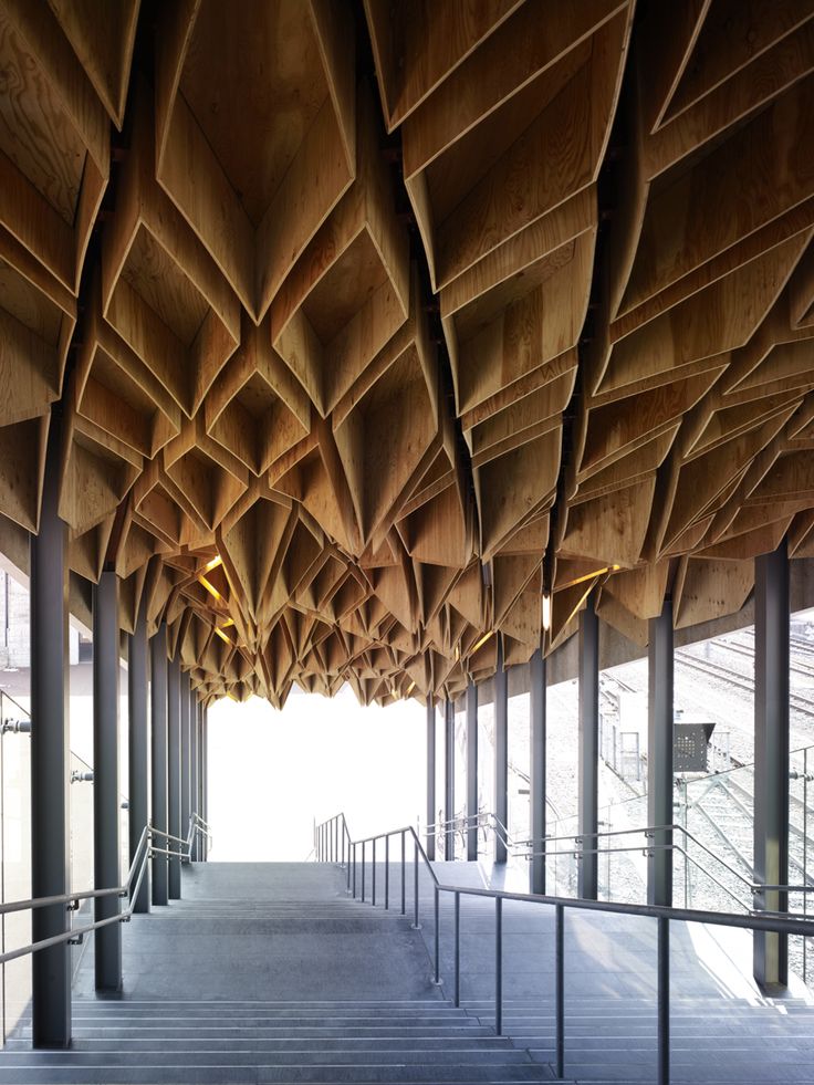  Kengo Kuma, Hoshakuji Station Tochigi, Japan 