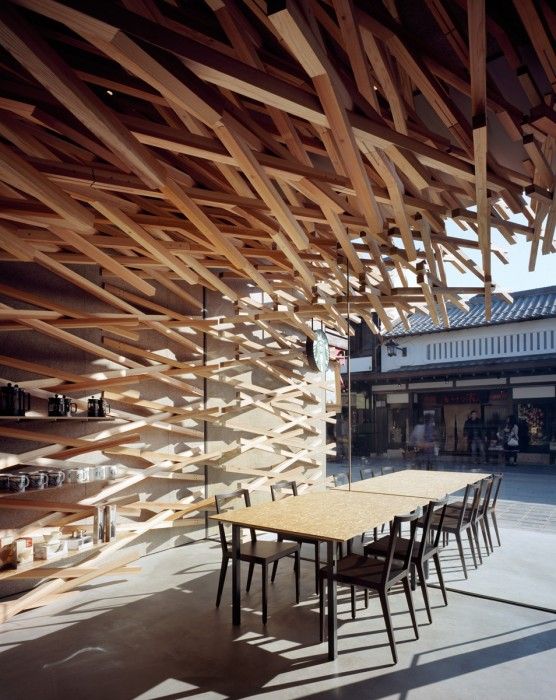  Kengo Kuma, Starbucks Coffee&nbsp; Dazaifutenmangu Omotesando 