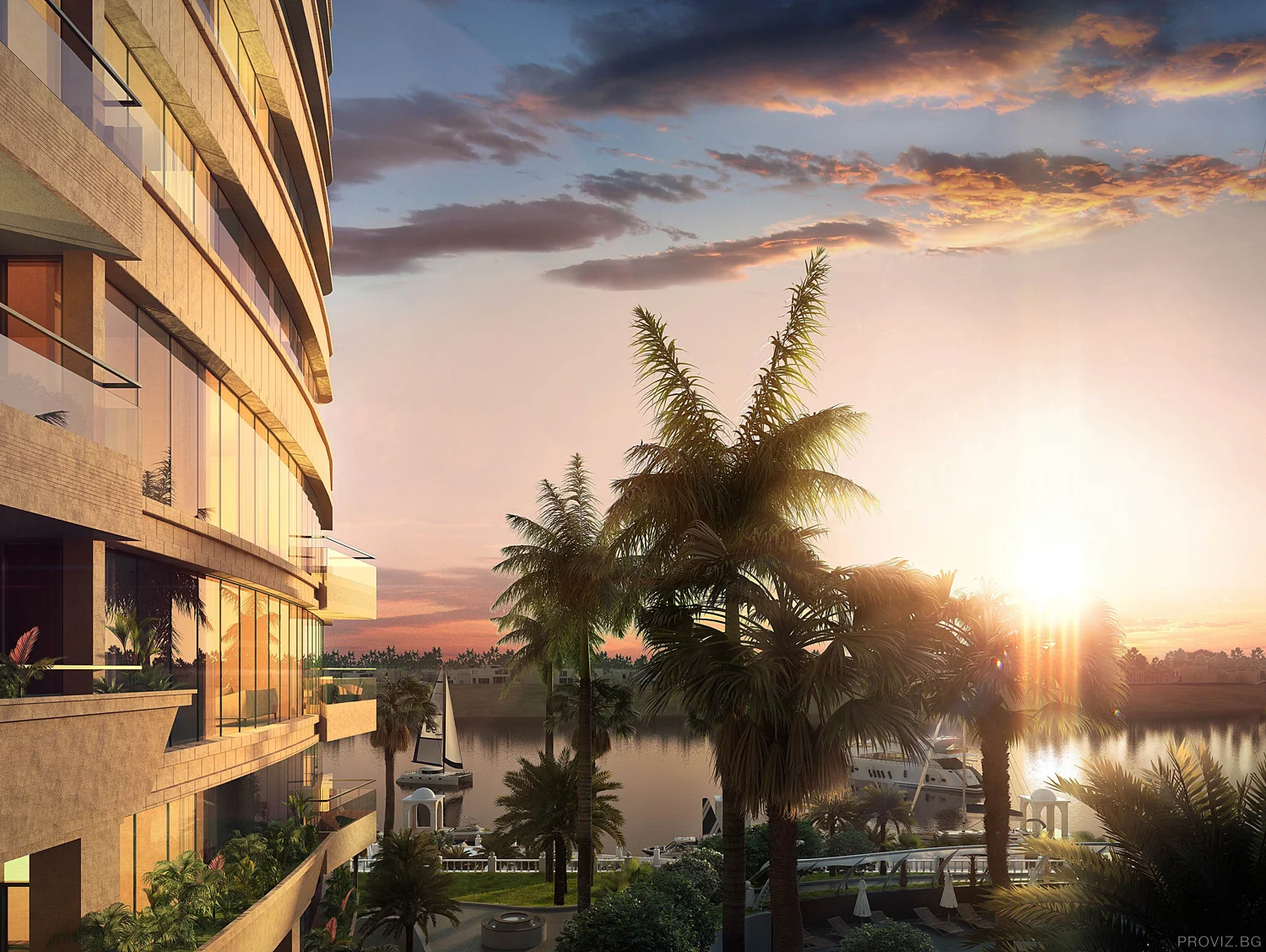 Baghdad residential complex render