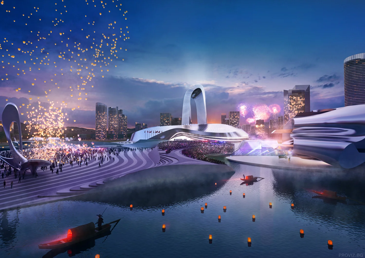 Tech Plaza Changsha Little Vince 3d visualization