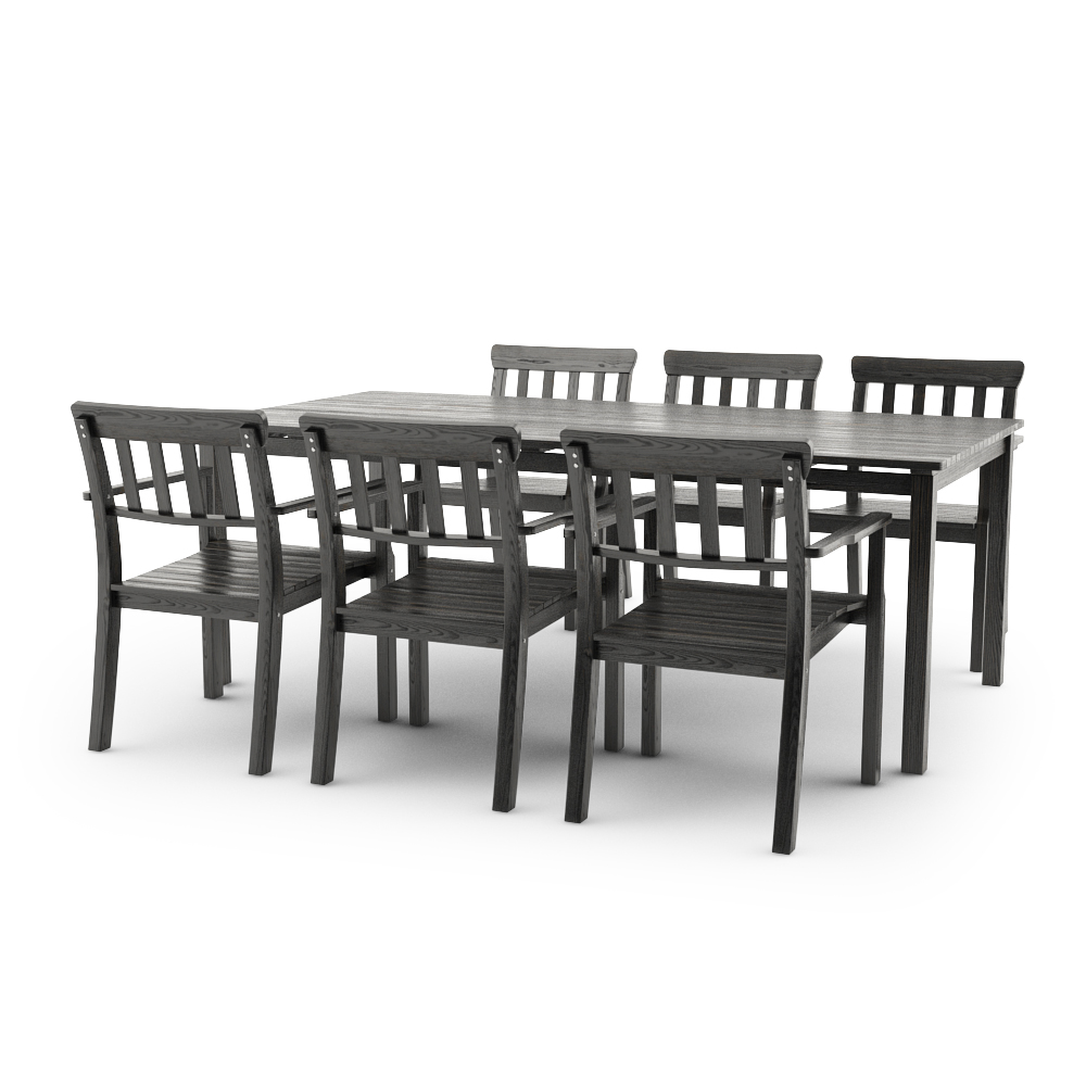 free 3d models ikea angso outdoor furniture series — proviz