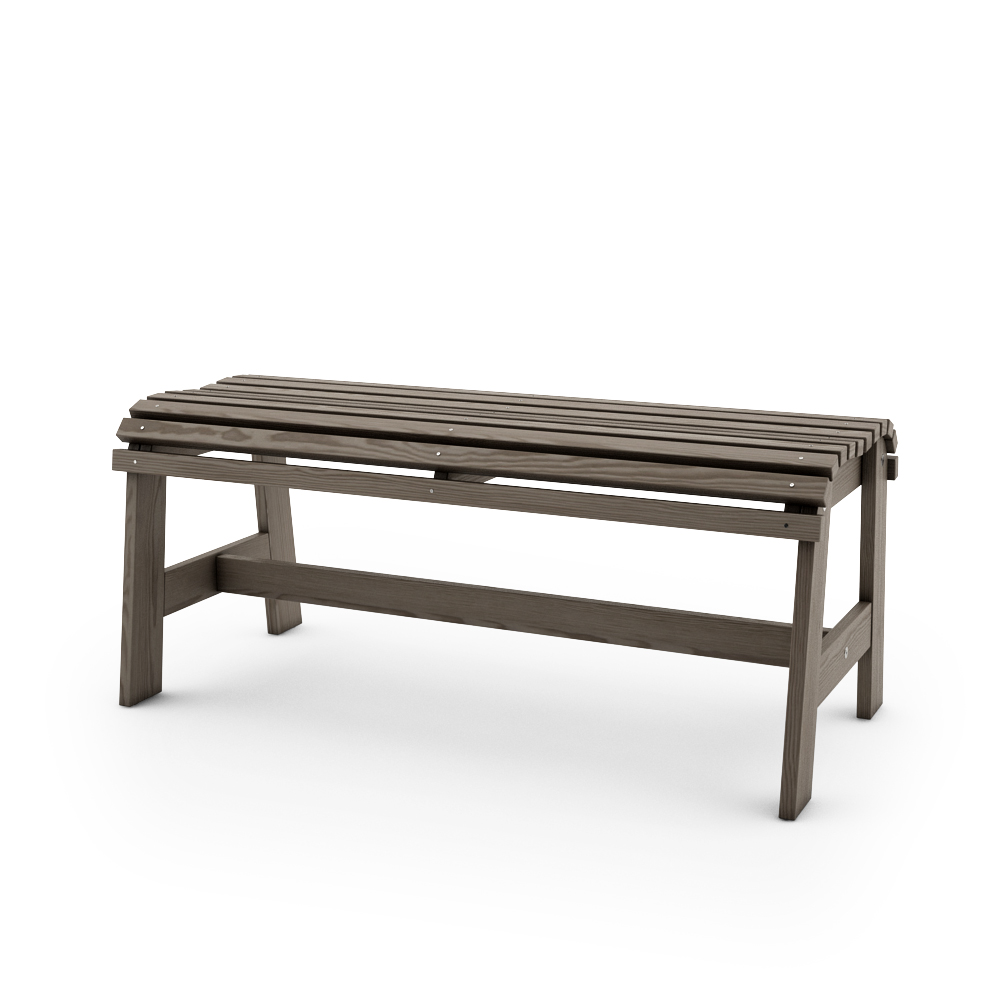 IKEA SUNDERO BENCH, GREY