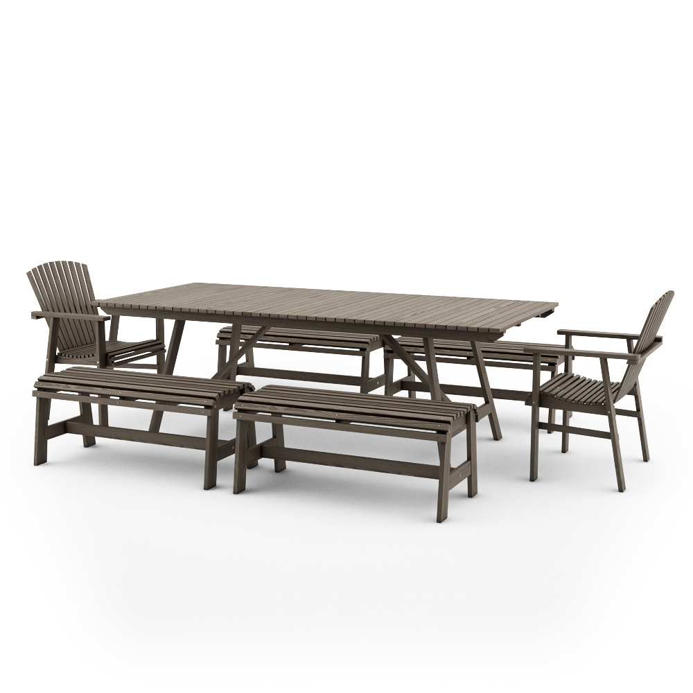 free 3d models ikea sundero outdoor furniture series