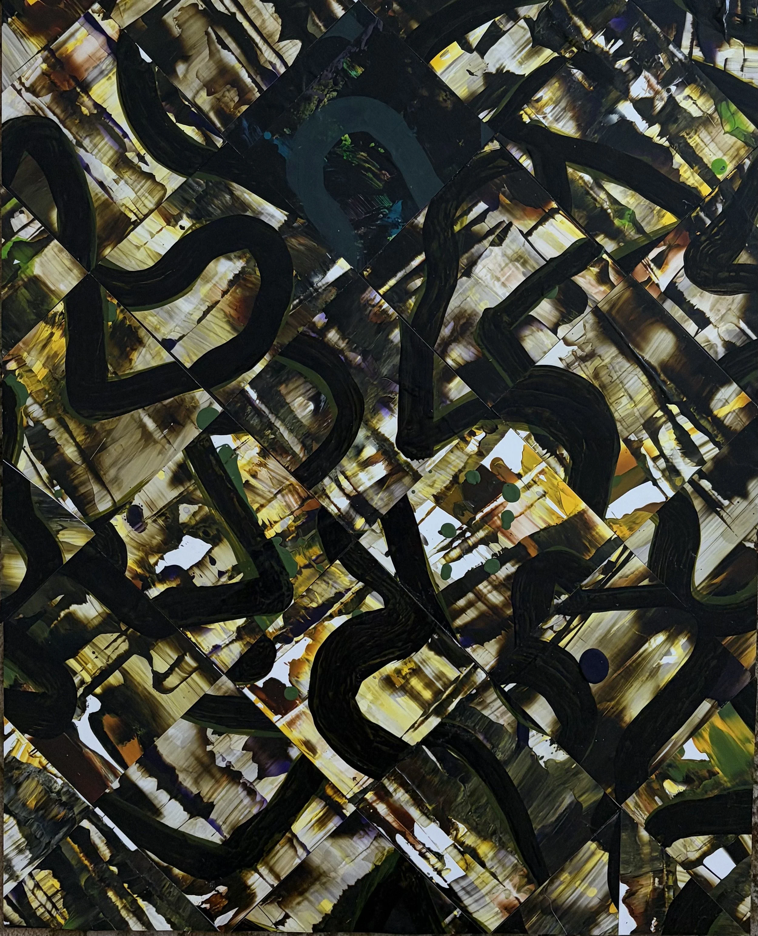 Many Voices  acrylic on Yupo 20 x 16"