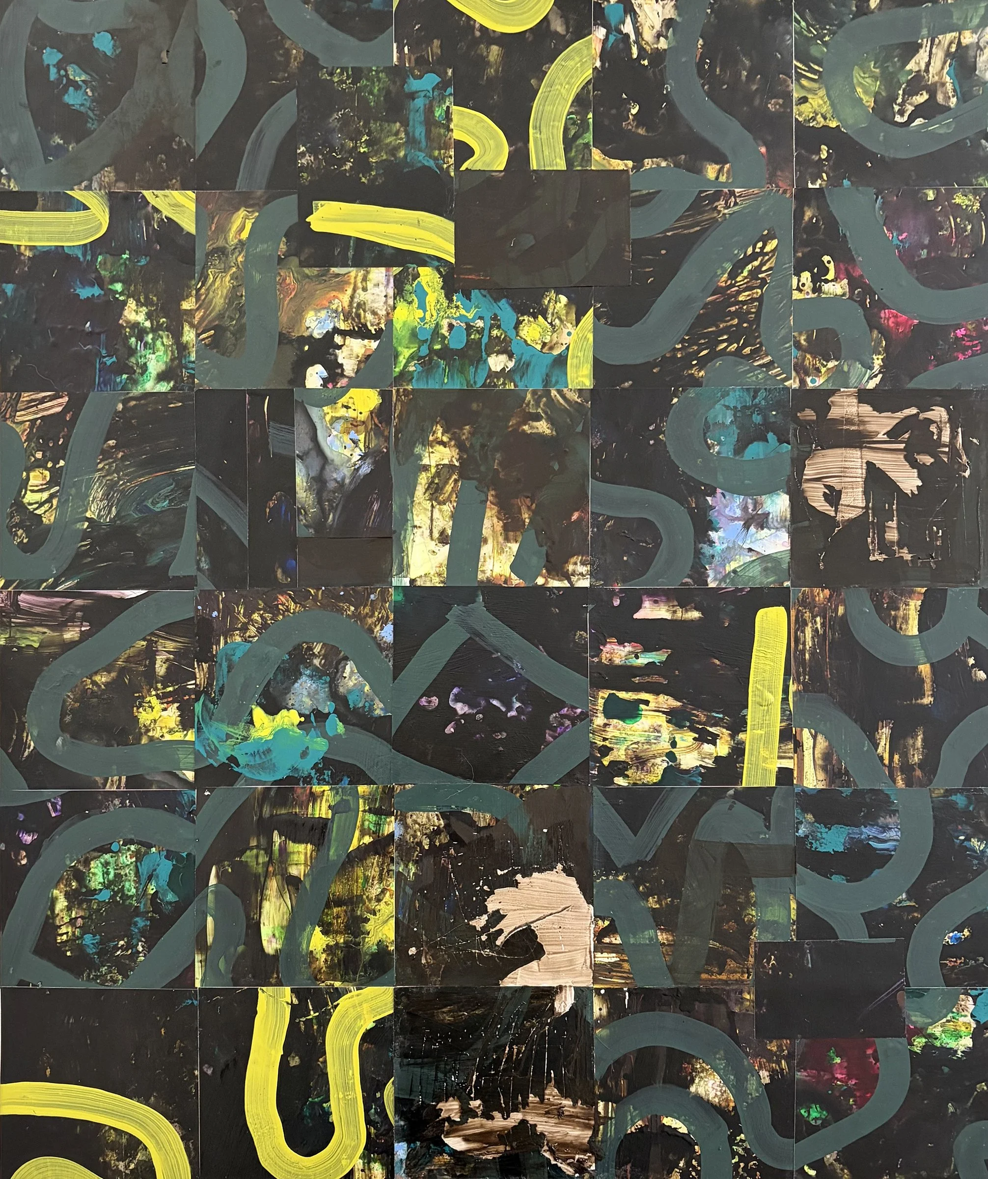 Energy, acrylic on yupo 16 x 20
